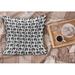 East Urban Home Ambesonne Egyptian Print Fluffy Throw Pillow Cushion Cover, Egyptian Hieroglyphic Pattern Eye Motif Vintage Illustration | Wayfair