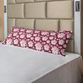 East Urban Home Ambesonne Floral Body Pillow Case Cover w/ Zipper, Macro Flower Petal Of Japanese Cherry Blossom Sakura Tree Spring Theme | Wayfair