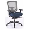 Tempur-Pedic Ergonomic Executive Chair Aluminum/Upholstered in Gray/Blue | 39.8 H x 27.2 W x 25.6 D in | Wayfair TP600-COBALT
