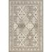 Brown 48 x 0.32 in Area Rug - Charlton Home® Daye Traditional Tiled Power Loom Performance Gray/Beige Rug | 48 W x 0.32 D in | Wayfair