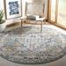 White 36 x 0.45 in Area Rug - Langley Street® Hertzler Oriental Blue/Light Gray Area Rug | 36 W x 0.45 D in | Wayfair