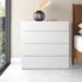 Wade Logan® Lukachukai 4 - Drawer Bachelor's Chest in White Wood in Brown/White | 32 H x 31.75 W x 18.75 D in | Wayfair