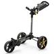 PowaKaddy Unisex DLX-Lite FF Push Cart Golf Trolley - Gun Metal - One Size