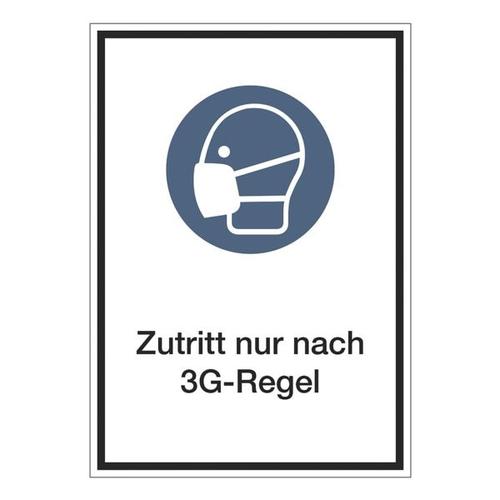 Kombischild »Maskenpflicht/3G« 10 Stück weiß, OTTO Office, 21x29.7 cm