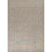 Vegetable Dye Muted Oushak Turkish Wool Area Rug Hand-knotted Carpet - 7'10" x 9'9"