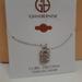 Giani Bernini Jewelry | Giani Bernini Mini Dog Tag Bling Pendant 9.25 Sterling Silver 18” Necklace Bnwt | Color: Silver | Size: Os