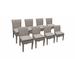 Lark Manor™ Amjad Patio Dining Chair w/ Cushion Metal in Gray | 35.5 H x 19 W x 18 D in | Wayfair FLORENCE-TKC290b-ADC-4x-C-ASH