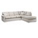 White Sectional - Braxton Culler Bedford 117" Wide Right Hand Facing Sofa & Chaise Polyester/Cotton/Other Performance Fabrics | Wayfair