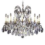 Schonbek Renaissance 12-Light Candle Style Classic/Traditional Chandelier Glass, Crystal in Gray | Wayfair 3790-48