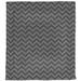 Brayden Studio® Stephenie Hand Drawn Chevron Pattern Microfiber Single Reversible Comforter Polyester/Polyfill/Microfiber in Black | Wayfair