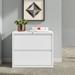 CommClad 2-Drawer Lateral Filing Cabinet Metal/Steel in White | 28 H x 36 W x 18.63 D in | Wayfair 40C2B9CC1B4147029EC8A3EEF5BC5F5A