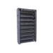 10 Tiers Shoe Rack with Dustproof Cover Closet Shoe Storage Cabinet Organizer Mocha - 34 5/8"L x 11 1/8"W x 60 7/8"H