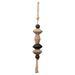 Foreside Home & Garden Wood Bead Hanging Decorative Tassel Accent