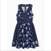 Kate Spade Dresses | Hp Kate Spade Prairie Rose Fit And Flare Dress - Size 0 | Color: Blue | Size: 0