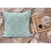 East Urban Home Ambesonne Oriental Fluffy Throw Pillow Cushion Cover, Mandala Oriental Image w/ Ivy Swirl Lace Like Detailed Art Print | Wayfair
