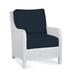 Braxton Culler Tangier Patio Chair w/ Cushions Wicker/Rattan in Gray/Black | 38 H x 29 W x 36 D in | Wayfair 404-001/6368-61