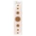 Indigo Safari Pilar Sun Personalized Growth Chart Canvas in Brown/Pink | 39 H x 10 W x 0.5 D in | Wayfair 18A928ECF37442D99BFE6AA125CF2494