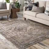 Brown/Gray 90 x 0.16 in Area Rug - Joss & Main Delton Machine Washable Oriental Brown/Gray/Beige Area Rug Polyester | 90 W x 0.16 D in | Wayfair