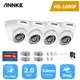 ANNKE-Kit de caméras de surveillance CCTV étanche IP66 intérieur et extérieur vision nocturne