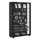 VCM Vitrine »Lumo Mini LED« schwarz, 59x90x18 cm