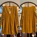 Anthropologie Dresses | Anthropologie Melody Velvet Tunic Dress Chxs | Color: Gold/Yellow | Size: Various