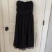 J. Crew Dresses | J Crew Strapless Party Dress Size:4 | Color: Black/White | Size: 4