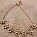 J. Crew Jewelry | J Crew Rhinestone Gold Pearl Necklace | Color: Gold/White | Size: Os