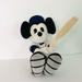 Disney Toys | Disney Mickey Mouse With Bat Mick’s Maulers Baseball Plush | Color: Blue/White | Size: Approx 16”