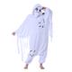 Women's Adult Pajamas Unisex Animal Onesies Novelty Pyjamas Nightwear Halloween Homewear Onepiece Cosplay Costume Loungewear Ghost S(148-155CM)