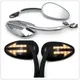 Intégré Flèche LED Clignotant Miroir Pour Harley Davidson Ccalculator Limited VRSCAW V-ROD Chrome