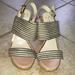 Jessica Simpson Shoes | Jessica Simpson Wedge Navy/Tan | Color: Tan | Size: 7.5