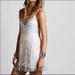 Free People Dresses | Fully Beaded Free People Dress | Color: Cream/Purple | Size: S