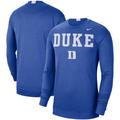 Men's Nike Royal Duke Blue Devils 2021/22 Basketball Team Spotlight Performance Long Sleeve T-Shirt