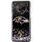 Baltimore Ravens Galaxy Clear Case with Confetti Design