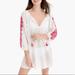 J. Crew Swim | J Crew Eyelet Coverup Beach Tunic Small | Color: Pink/White | Size: S