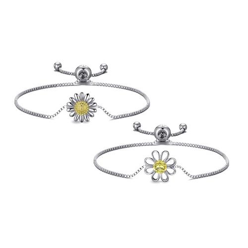 Daisy Friendship Bracelet (Crystal)