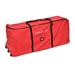 Fraser Hill Farm 3-Wheel Rolling Storage Bag For Christmas Trees Up To 7.5 Feet, Red, FFSBTR056-RD, in Red/Black | 22 H x 56 W x 25 D in | Wayfair