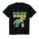 Kinder Schulkind 2023 Dinosaurier Dino Jungen T-Rex Einschulung T-Shirt