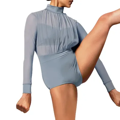 Ata Dee-Justaucorps de ballet moderne pour femmes et filles AqJumpsuit maille sexy indépendante