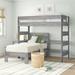 Sand & Stable™ Baby & Kids Doyle Solid Wood L-Shaped Bunk Beds in Brown | 70 H x 78.25 W x 94.5 D in | Wayfair B3A47592E6AA4BC0AE5D78628DF7F6F6