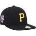 Men's New Era Black Pittsburgh Pirates 9/11 Memorial Side Patch 59FIFTY Fitted Hat