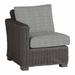 Summer Classics Rustic Woven Sectional Left Wicker/Rattan in Gray | 32 H x 29 W x 37.5 D in | Outdoor Furniture | Wayfair 376331+C056H4325W4325