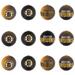 Boston Bruins Holiday Ball Ornaments 12-Pack