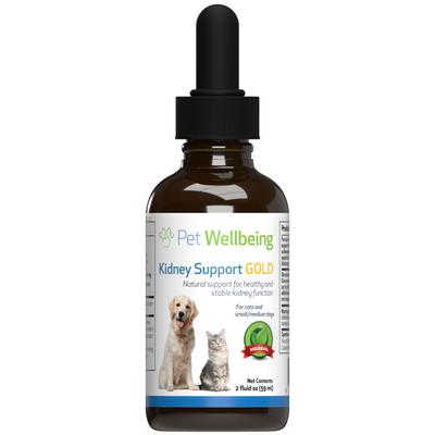 Pet Wellbeing Gold Natural Kidney Disease Support Supplement for Cats, 2 fl. oz., 2 OZ