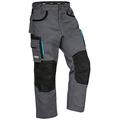 Uvex Tune-up Long Work Trousers for Kids - Long Cargo Trousers with Abrasion-resistant Knee Reinforcements - Grey - 122