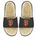 Men's ISlide Black/Tan San Francisco Giants Faux Fur Slide Sandals