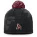 Women's Fanatics Branded Black Arizona Coyotes Authentic Pro Team Locker Room Beanie with Pom