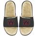 Men's ISlide Black/Tan Auburn Tigers Faux Fur Slide Sandals