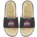 Men's ISlide Black/Tan Ohio State Buckeyes Faux Fur Slide Sandals