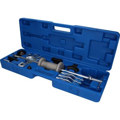 Brilliant Tools Radnaben-Abzieher mit Gleithammer, geschmiedet, 14-tlg Schlosserhammer,Montagewerkzeugsatz, Radnabe/Radlager BT671300 Image
